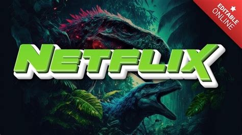 Netflix Efecto Raptor Generador De Efectos De Texto