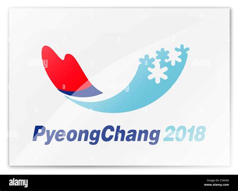 Pyeongchang 2018 Winter Olympic Games Logo Flag Symbol Icon Emblem