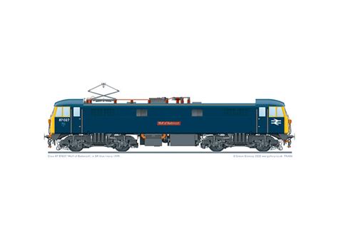 Class 87 electric locomotive 87027 'Wolf of Badenoch' 1979 – WWR Gallery