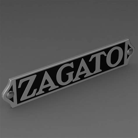 Zagato Logo - 3D Model by 3d_logoman