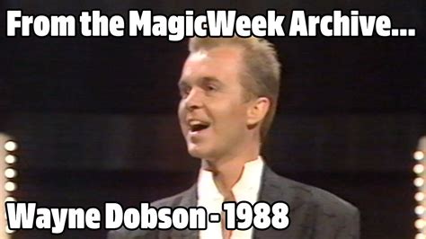 Wayne Dobson Magician The Joe Longthorne Show Youtube