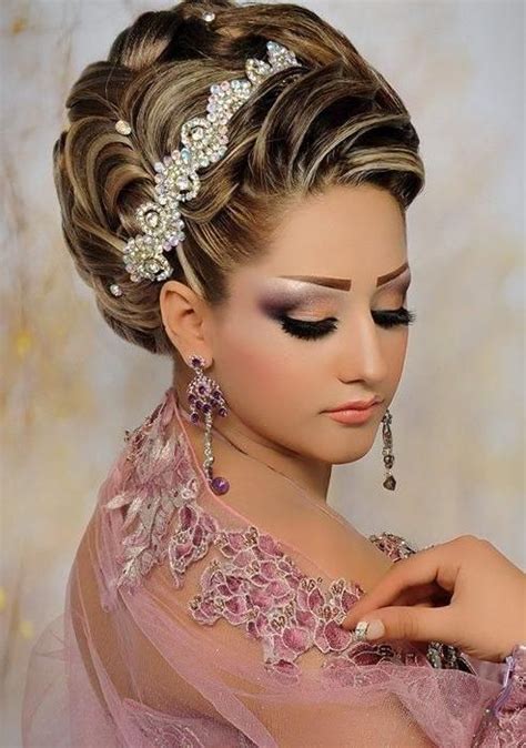 Pin By Zsófia Pink On Arabic Makeup And Hairstyles Beautiful Wedding