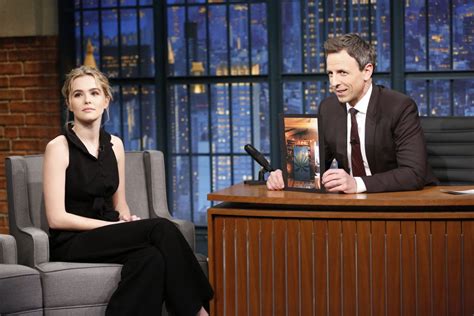 Zoey Deutch On The Set Of Late Night With Seth Meyers In New York 1213