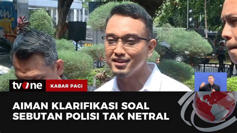 Aiman Witjaksono DIperiksa Polisi Kabar Pagi TvOne YouTube