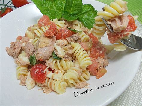 Pasta Fredda Tonno Pomodorini E Olive Divertirsi In Cucina