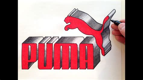 How To Draw The Puma Logo In D Best On Youtube Youtube