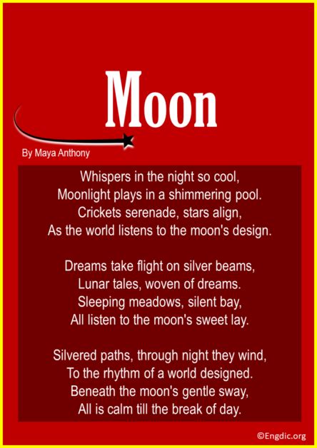 15 Poems About Moon | Full Moon Poems - EngDic