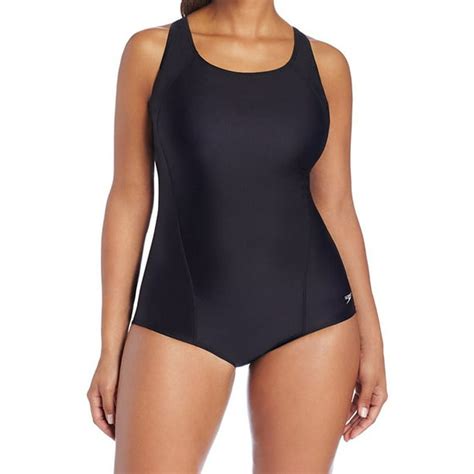 Speedo Womens Swimsuit Plus Powerflex Ultraback One Piece