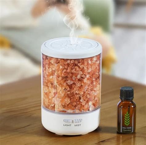 Himalayan Salt Lamp Diffuser With 7 Color Lightsultrasonic