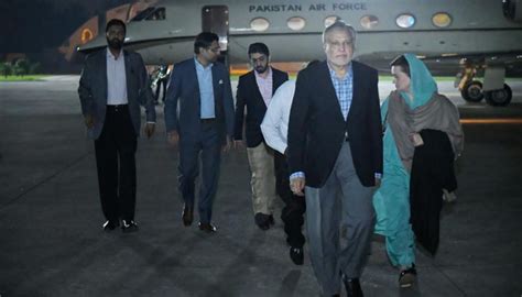 Ishaq Dar Lands In Pakistan After Five Years