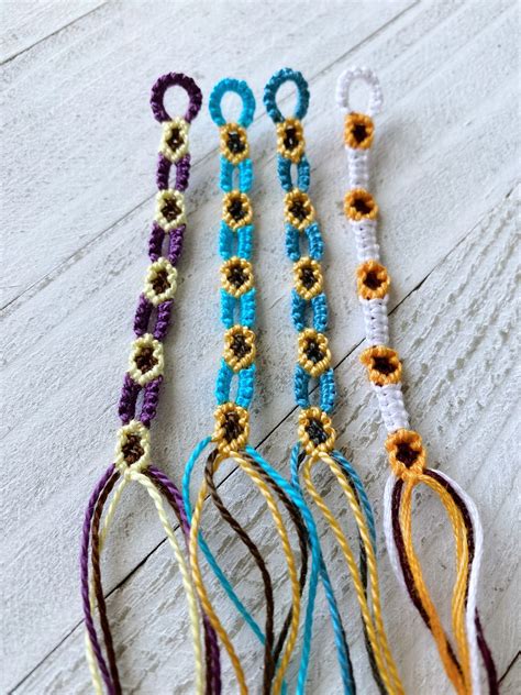 Handcrafted Custom Sunflower Chain Bracelet - Tiedwithlovebyae