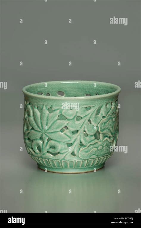 Korean Pottery Celadon Stock Photo Royalty Free Image 80814094 Alamy