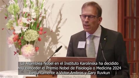 El Nobel De Medicina Premia A Victor Ambros Y Gary Ruvkun Por Su