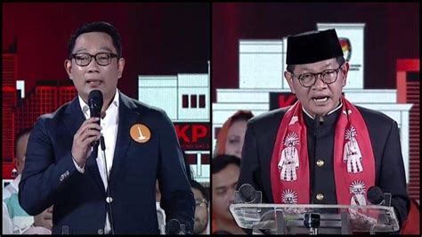 Ridwan Kamil Seret Nama Ahok Di Debat Pilkada Jakarta 2024 Ketegasan