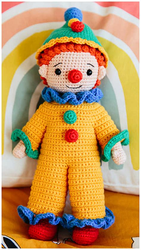 Crochet Clown Amigurumi Free Pattern Amigurumi