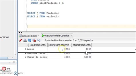 Crear Indices Vistas Y Disparadores En Oracle Jeannine Toro Youtube