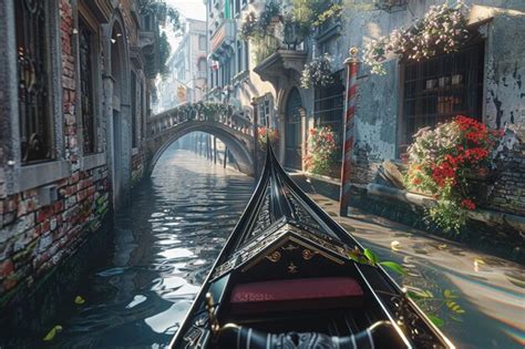 Premium Photo Romantic Gondola Ride Through Venetian Canals Octa