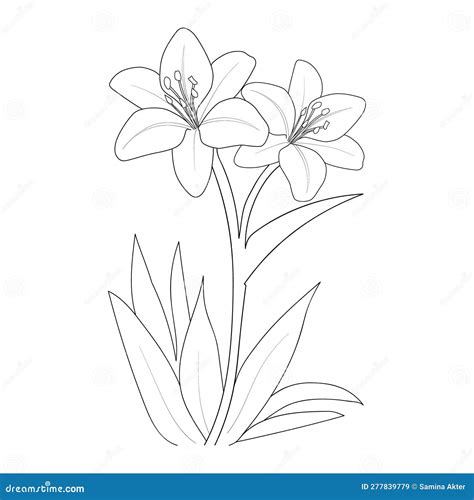 Easy Flower Coloring Pages, Aesthetic Flower Cluster Drawing Cute Flower Coloring Pages, Flower ...