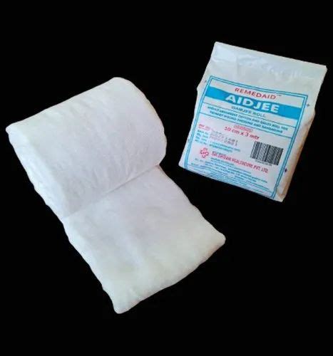 Remedaid White 10cm Absorbent Cotton Gamjee Roll Model Name Number