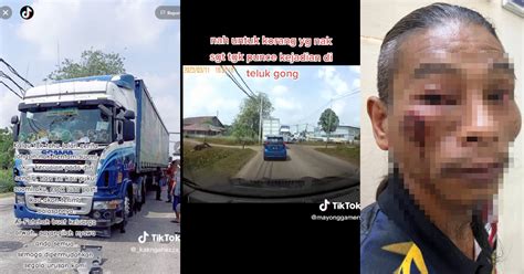 VIDEO Bukti Dashcam Ada Netizen Berang Pemandu Treler Tak