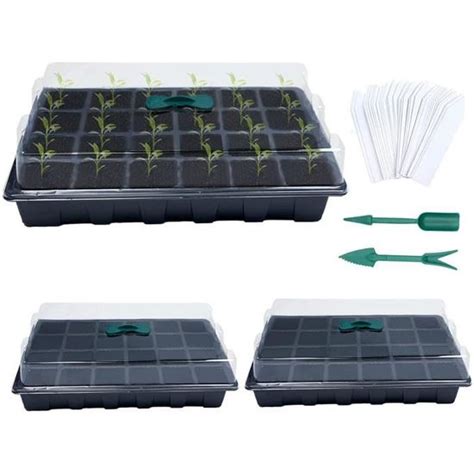 Pi Ce Cellules Bac A Semis Mini Serre Pour Plantes Interieur