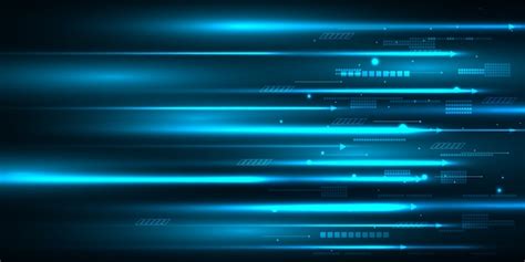 Free Vector Blue Horizontal Speed Motion Lines Background