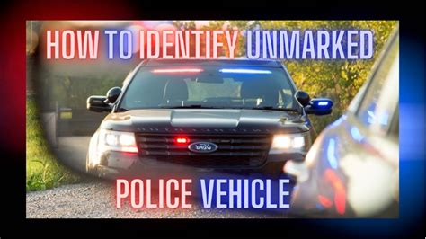 How To Identify Unmarkedundercover Police Cop Car 4 Easy Tips Youtube