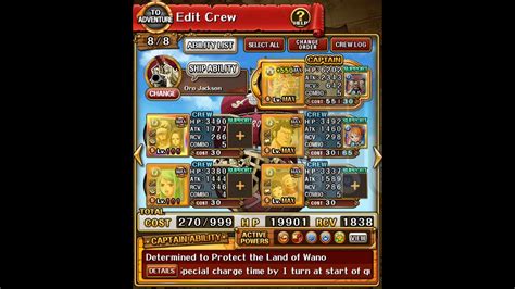 OPTC Kaido Blitz Battle 15 20x Read Descr Yamato And Zoro