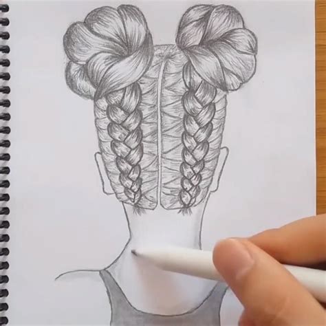 Doble Trenza En Cinco Pasos En Con Imagenes Trenzas Dibujo Images