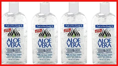 Fruit Of The Earth Aloe Vera 100 Gel 24 Oz 2 Pack Youtube