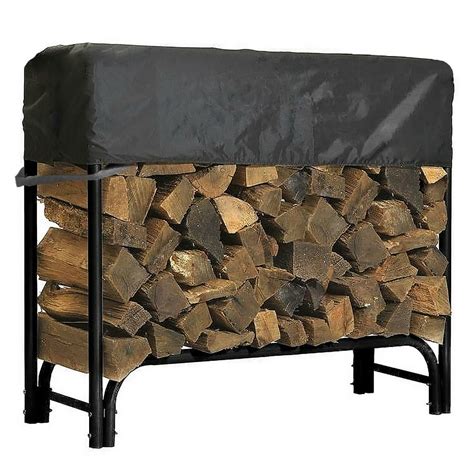 North East Harbor Outdoor Firewood Log Rack Cover 49l X 24w X 20h