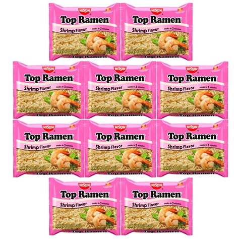 Snack Chest Nissin Top Ramen Noodles 5 Different Flavors Variety