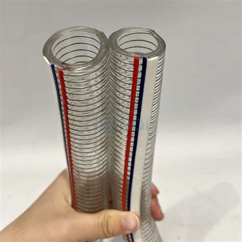 Transparent PVC Spiral Steel Wire Reinforced Industrial Hose China