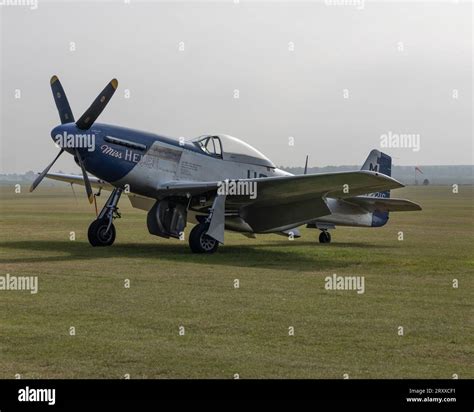 North American P 51D Mustang Fighter Aircraft Miss Helen At The 2023