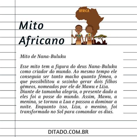 Mitos Africanos Voc Precisa Conhec Los