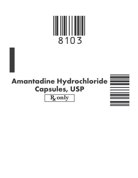 Amantadine Hydrochloride Capsules Usp Upsher Smith