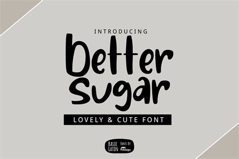 Better Sugar Font By Yandidesigns · Creative Fabrica