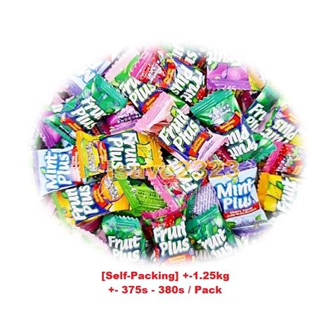 Halal Fruit Plusmintchocomilkfoxs Candy 1kg350sjar Self