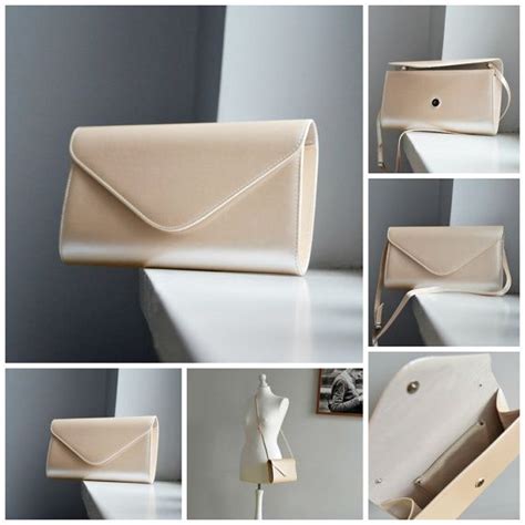 Nude Clutch Bag Elegant Purse Evening Bags Removable Strap Etsy