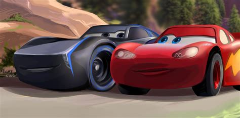 Lightning McQueen X Jackson Storm Lightning Mcqueen Pixar Cars