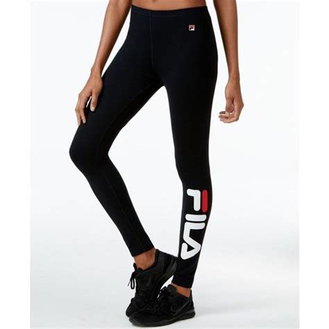 Fila Karlie Logo Leggings Liked On Polyvore Featuring Pants