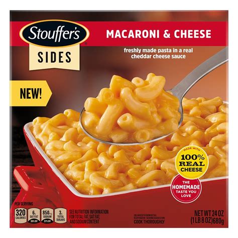 Stouffers Macaroni And Cheese Frozen Entrée 24 Oz Box