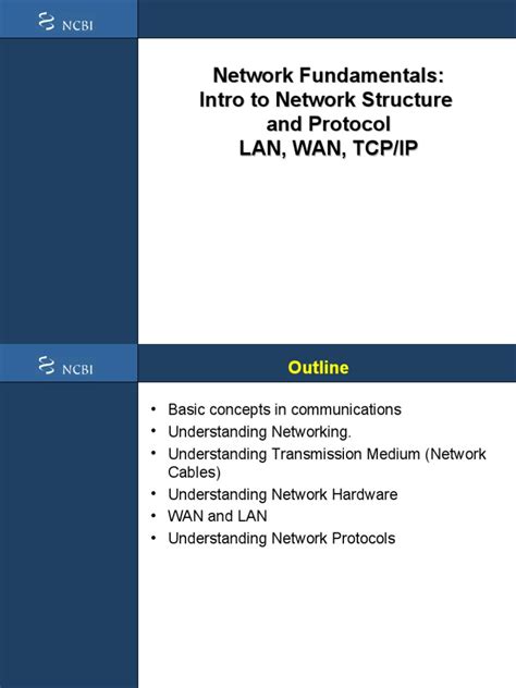 Network Fundamentals Intro To Network Structure And Protocol Lan Wan Tcp Ip Pdf Internet