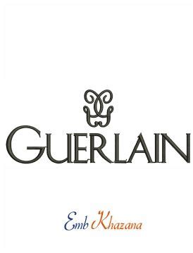 Guerlain logo machine embroidery design | Guerlain Paris logo machine ...