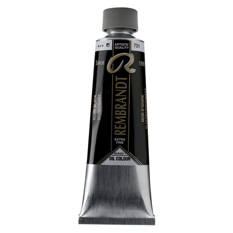 Rembrandt Artists Oil Color Ml Ivory Black Walmart