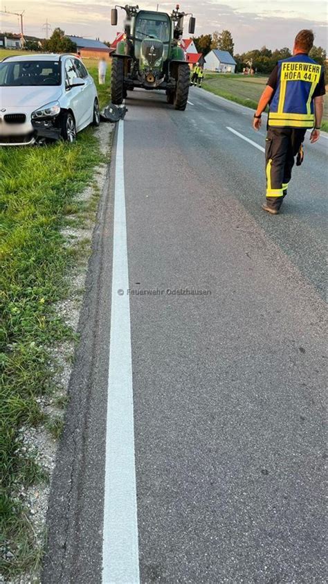 Schwerer Vu Mit Motorrad Feuerwehr Odelzhausen