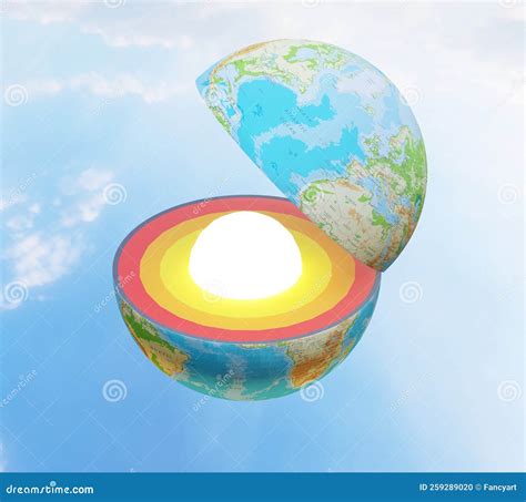 Layers Of The Earth Internal Structure Science Diagram D Cross Section