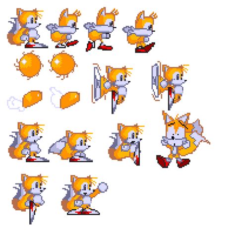 tails spritesheet by sonicarts17 on DeviantArt