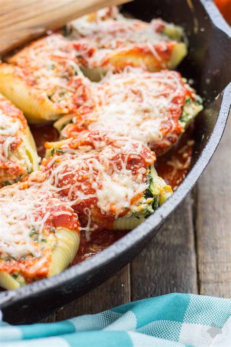 These Veggie Stuffed Shells Are Packed With Hearty Vegetables Creamy