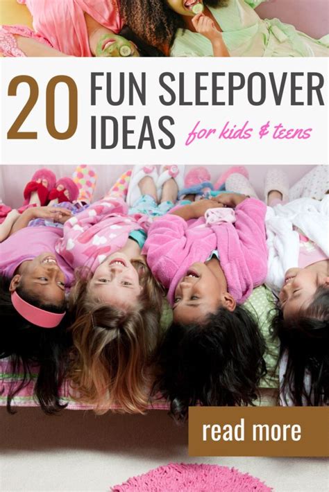 Fun Things To Do When At A Sleepover That Fit Fam